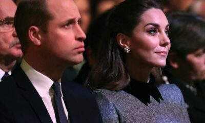 Kate Middleton fights back tears as she and Prince William honour