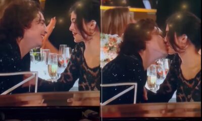 Kylie Jenner, Timothee Chalamet Caught On Camera Kissing At Golden Globes